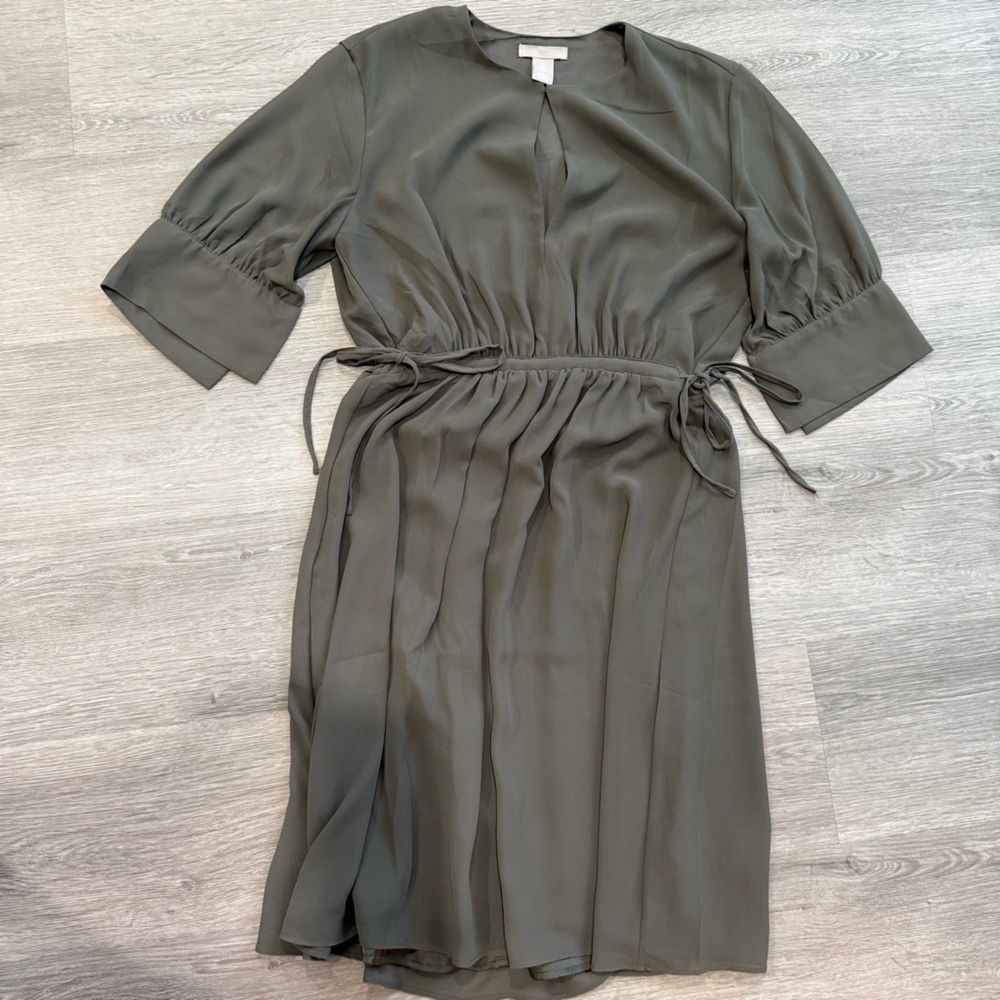 H&M Olive Green Dress